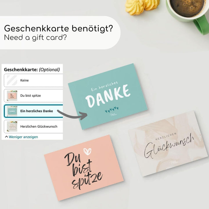 Milu Thermosflasche 500ml Isolierte Trinkflasche - Ostergeschenke für Frauen &amp; Männer I Geschenk Ide