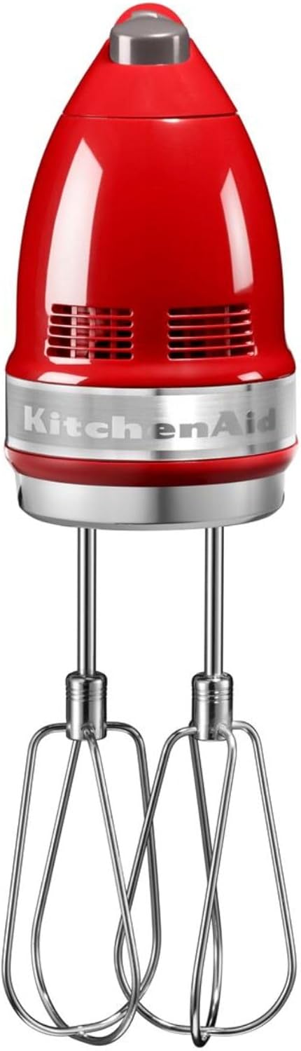 KitchenAid Leistungsstarker Handmixer 9 Stufen - Soft-Start und LED-Anzeige - Handrührer mit Edelsta