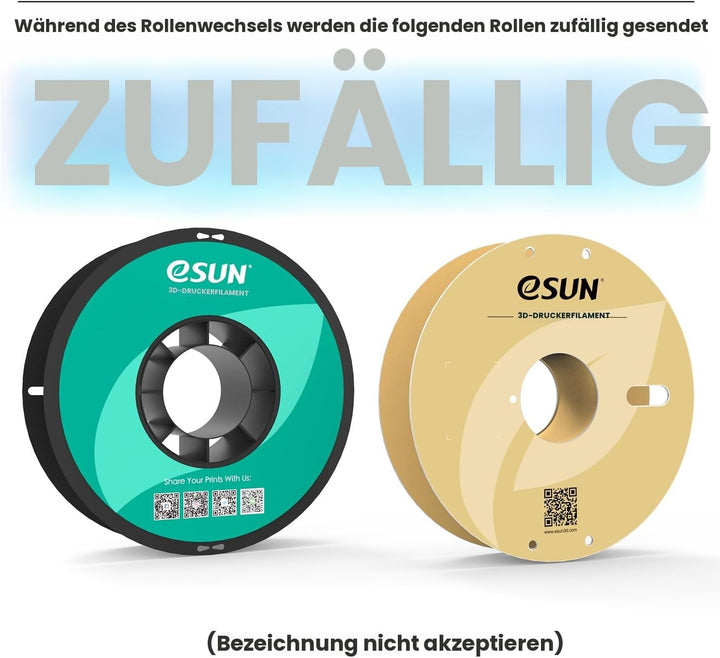 eSUN PLA+ Filament 1,75 mm, verstärkt Zähigkeit 3D-Drucker PLA Plus, Massgenauigkeit +/- 0,03 mm, 1