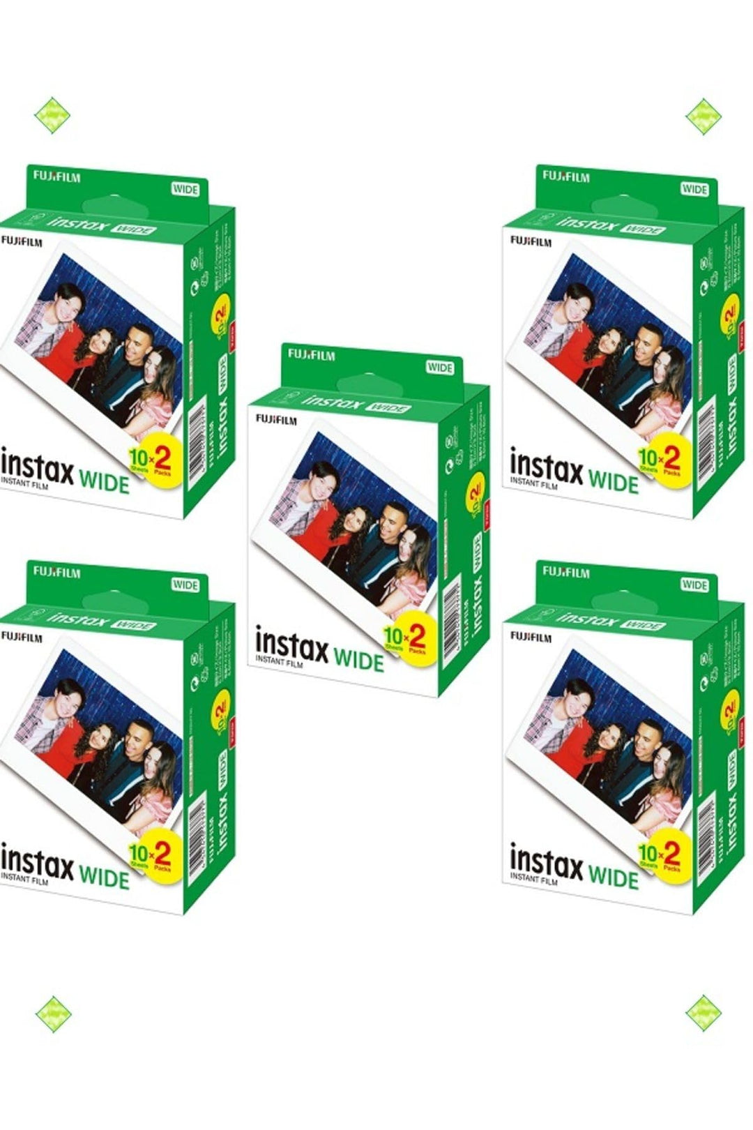 Fujifilm Instax Wide 20er Film 5er Set 100 Pose