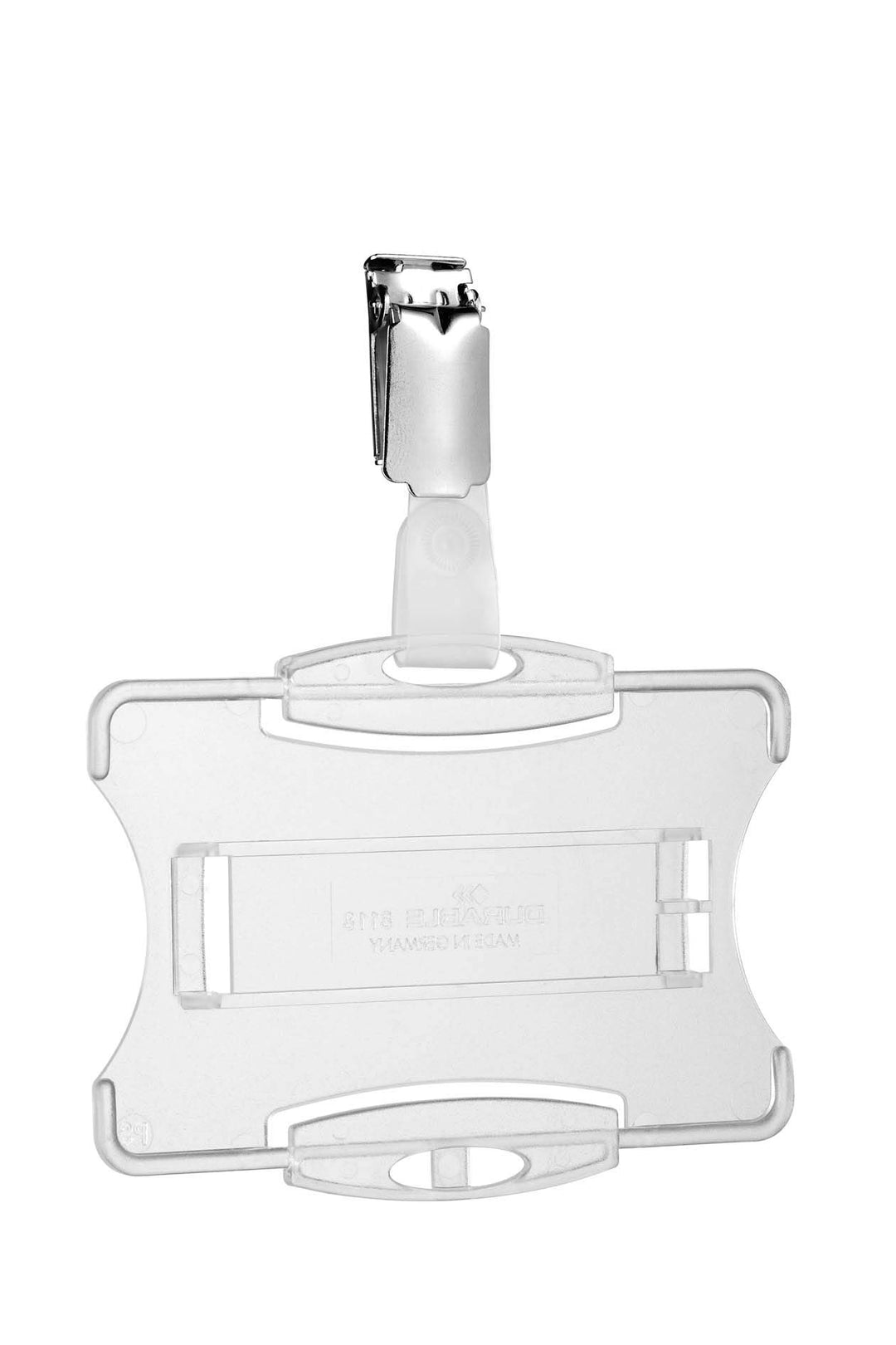 Durable Ausweiskartenhalter (für Betriebsausweis mit Clip, 87 x 54 mm (Innenmass)) Packung à 25 Stüc
