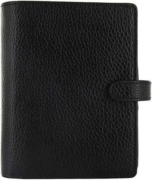 Filofax Pocket Finsbury Black Organizer 2022 schwarz Single, schwarz Single