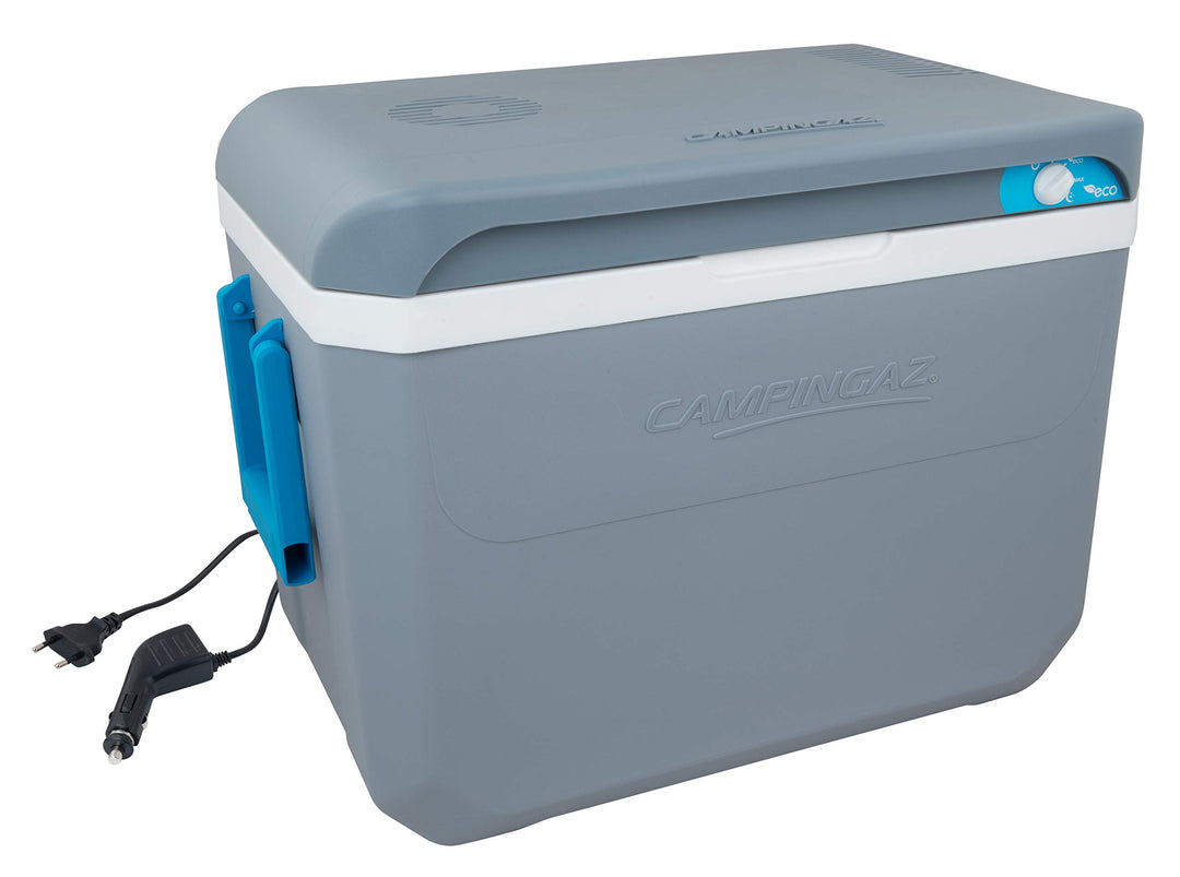 Campingaz Powerbox Plus Thermoelektrische 12V/230 V Kühlbox, Hochleistungs-Kühlbox Auto, mit UV Schu