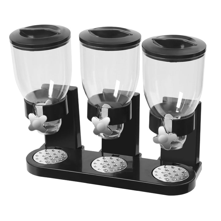 Dreifach Lebensmittelspender, 2L Pro Behälter,Drehmechanismus