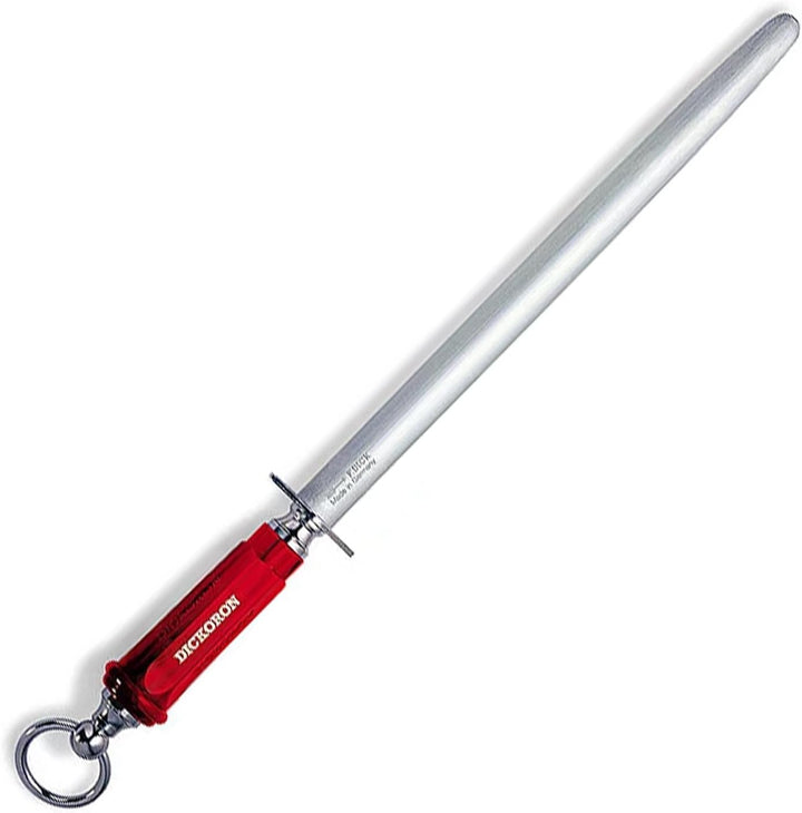F. DICK Wetzstahl DICKORON Classic (30 cm Klingenlänge, Saphierzug, 65°HRC Oberfläche, Kunststoffgri