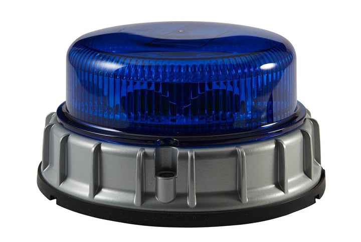 HELLA - LED-Blitz-Kennleuchte - K-LED 2.0 F - 12/24V - blau - Anbau - Kabel: 1450mm - Stecker: offen