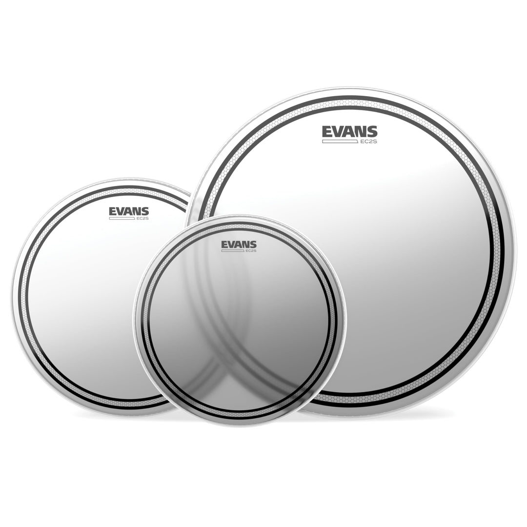 Evans ETP-EC2SCTD - F EC2S (Coated) Tom Pack Fusion 25,4 cm (10 Zoll), 30,4 cm (12 Zoll), 35,5 cm (1