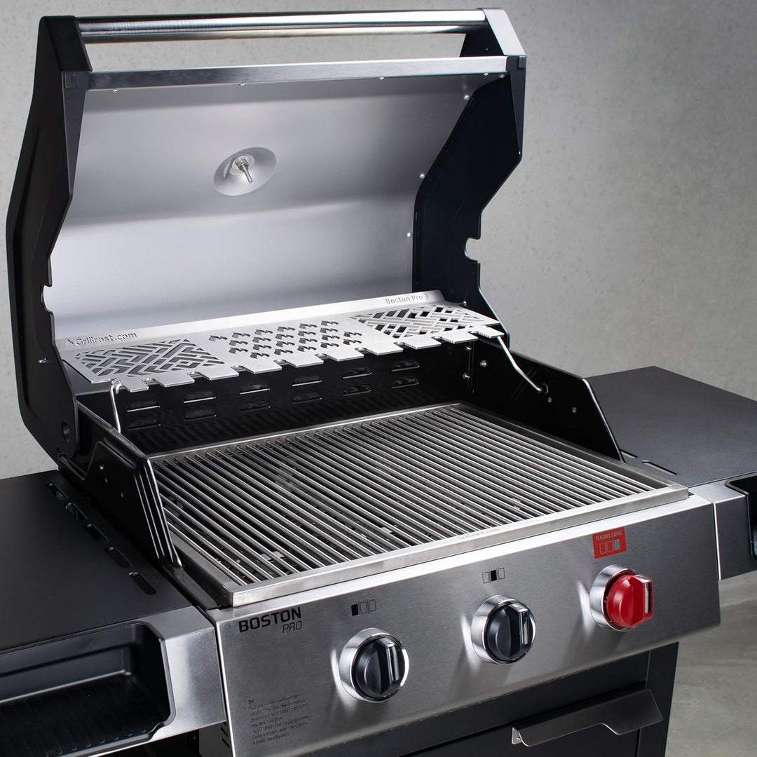 Grillrost.com Das Original Edelstahl Warmhalterost Enders Monroe Pro 4 - Multistation grillt 9 Keule