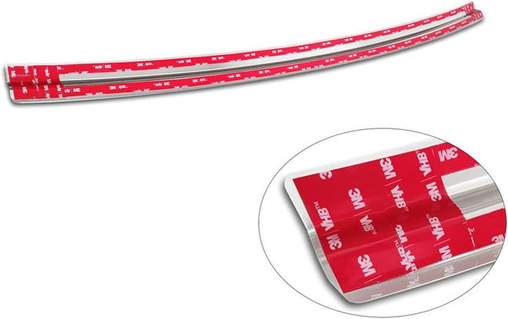 Avisa Edelstahl Heckstossstangenschutz kompatibel mit Mercedes EQC (N293) 2019- 'Ribs'