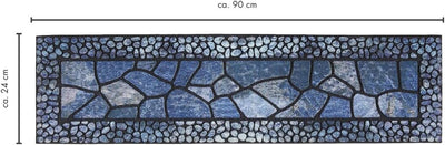 andiamo Stufenmatte La Traviata 2er Set 24 x 90 cm aus Weichkautschuk rutschhemmender Treppenschutz