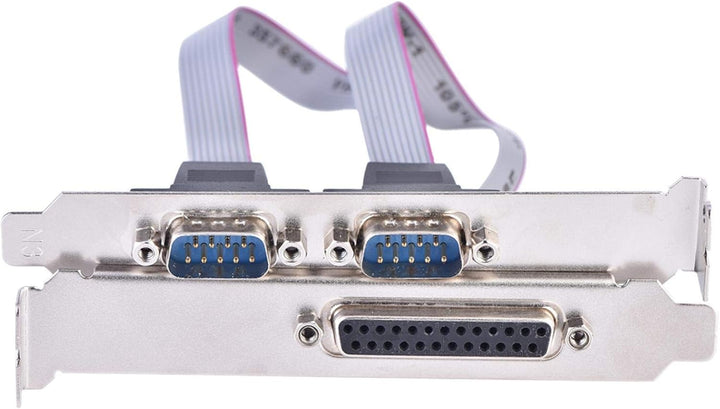 2 Port Serielle RS232 PCI Express Schnittstellenkarte,PCI-E zu Dual RS-232 Serial Port+1 DB25 Parall