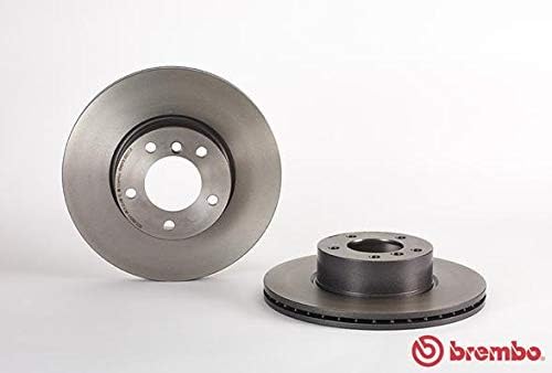 Brembo 09.B337.21 Vordere Bremsscheibe mit UV Lackierung & P 06 055 Bremsbelagsatz, Scheibenbremse -