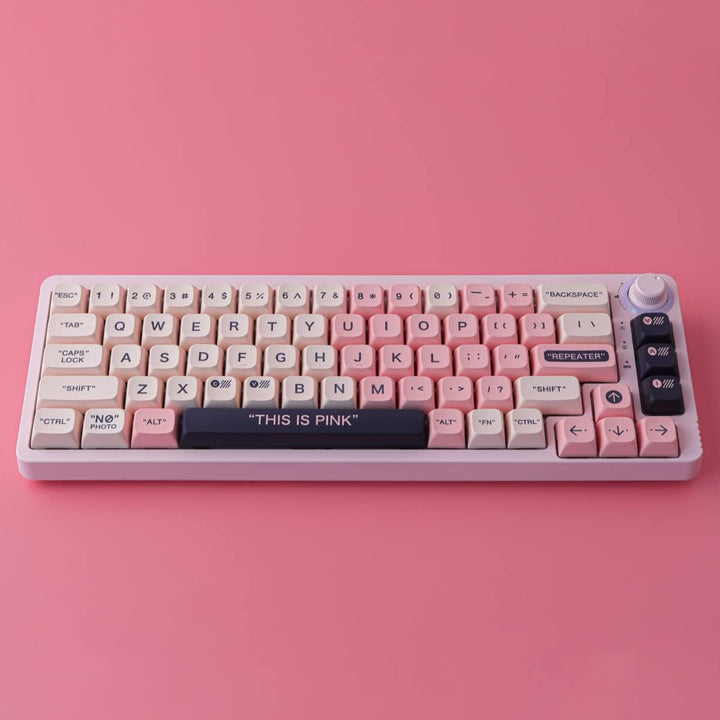 PBT Keycaps 150 Tasten Custom Pink XDA Keycaps Set für Cherry Gateron MX Switches ANSI Layout Mechan