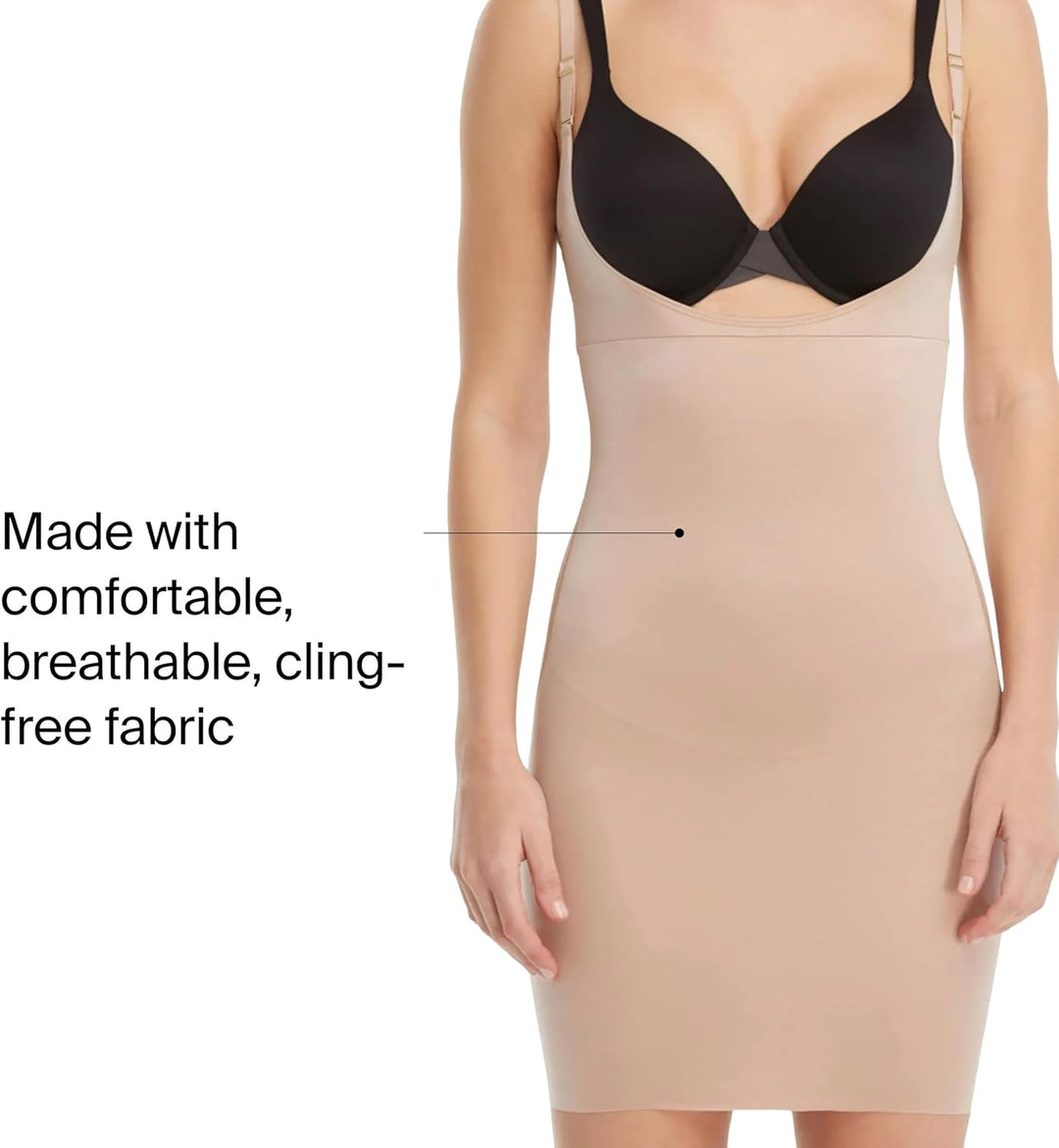 SPANX Shapewear für Damen Sculptant, Open Bust Full Slip (Regular und Übergrösse) S Foundation, S Fo
