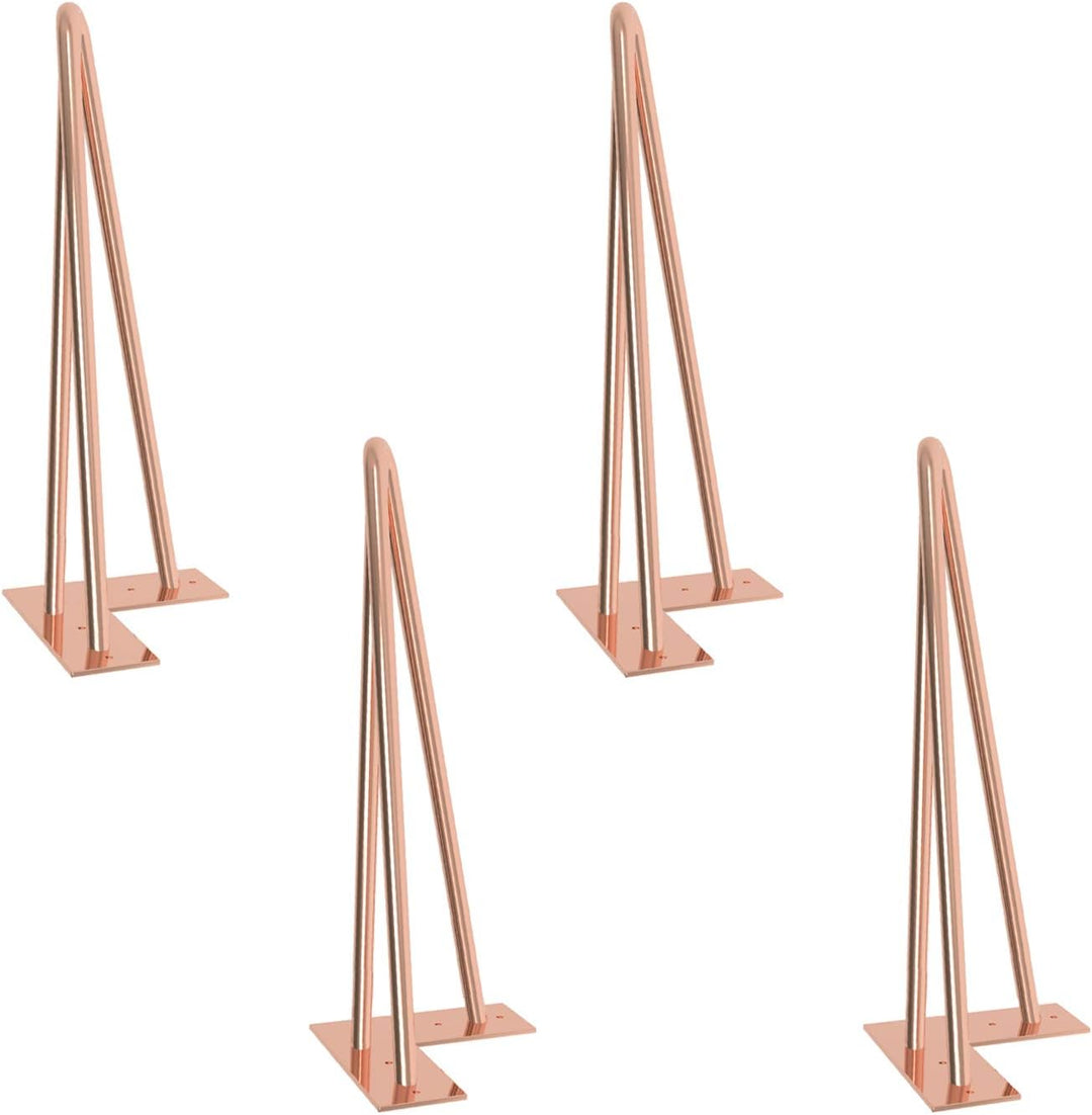 Haarnadel Tischbein 4x Hairpin Leg Möbelbein Haarnadelbeine aus Metall Tischzubehör DIY für Esstisch