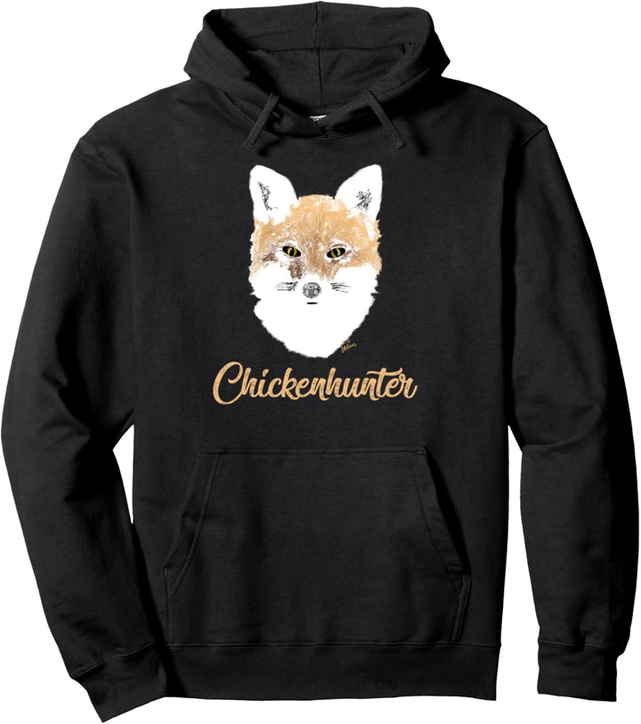 Fuchs Outfit lustiges Fuchs Oberteil - Chickenhunter Pullover Hoodie