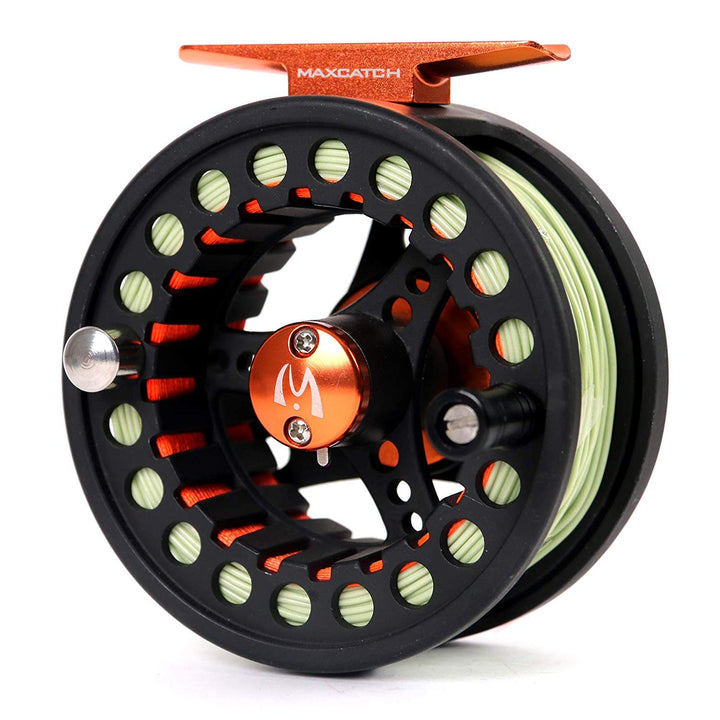 MAXIMUMCATCH ECO Serie Fliegenrolle grosser Spulenkern mit Druckguss-Aluminum-Körper Fliegenfischen