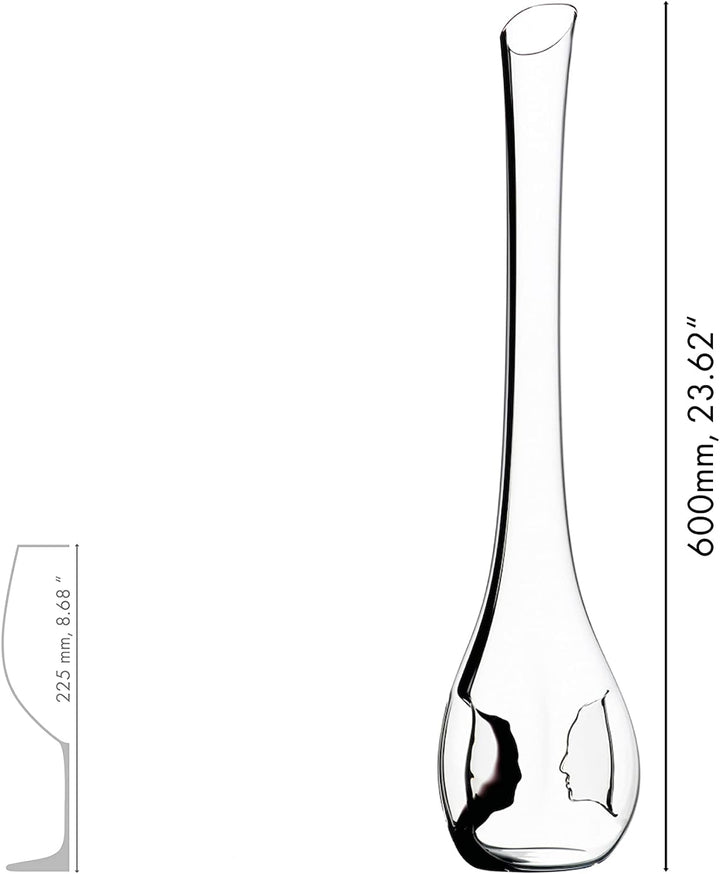 Riedel 4100/13 Dekanter Black Tie Face To Face Dekanter von Angesicht zu Angesicht, Dekanter von Ang