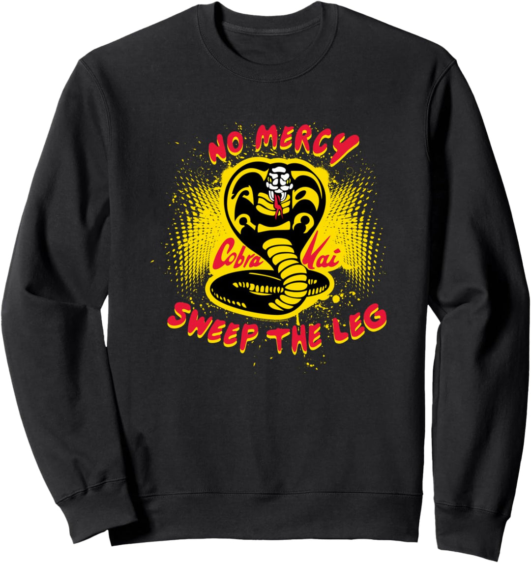 Cobra Kai Keine Gnade fegt das Bein Sweatshirt