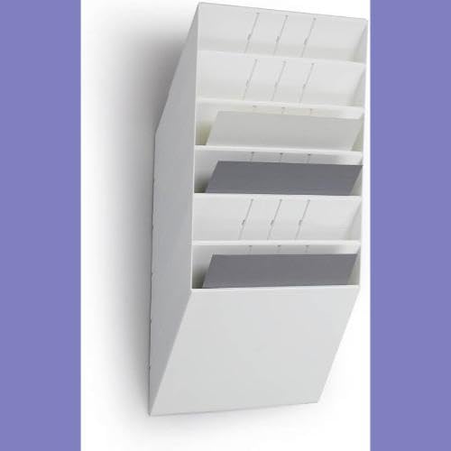 Durable Prospektspenderset Querformat Flexiboxx 6 A4, 1 Set, weiss, 1709785010 Weiss Querformat, Wei