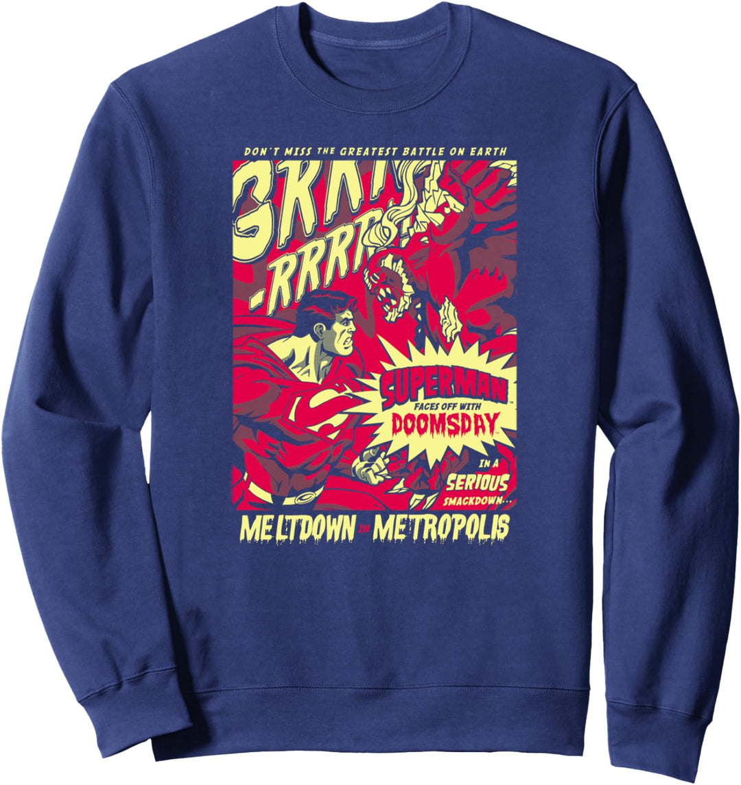 Superman Metropolis Meltdown Sweatshirt