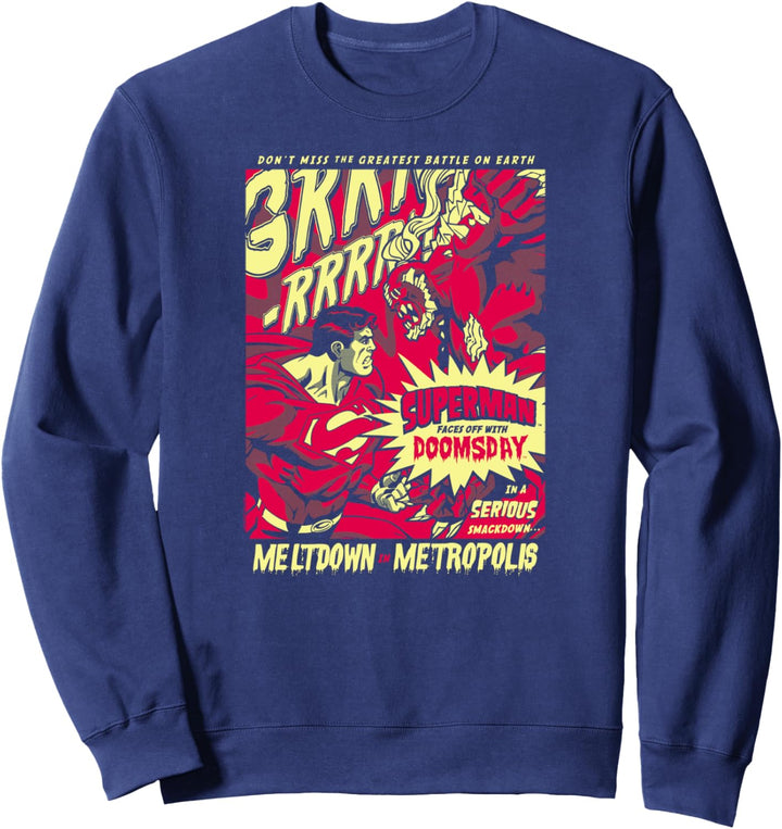 Superman Metropolis Meltdown Sweatshirt