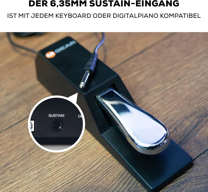 M-Audio SP-2 - Universal Sustain Pedal mit Piano Style Action, das ideale Zubehör für MIDI-, digital