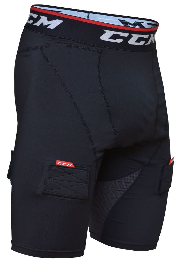 CCM Kompression Jock kurz [Junior] Schwarz M, Schwarz M
