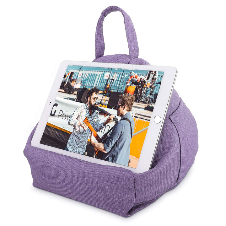 MoKo Tablet Kissenständer, Weich Sitzsack Kissenhalter für bis zu 12.9" Tablet ipad Air 5 10.9, iPad