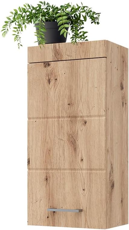 Vicco Badschrank Luna, Eiche, 37 x 77 cm Eiche Hängeschrank, Eiche Hängeschrank