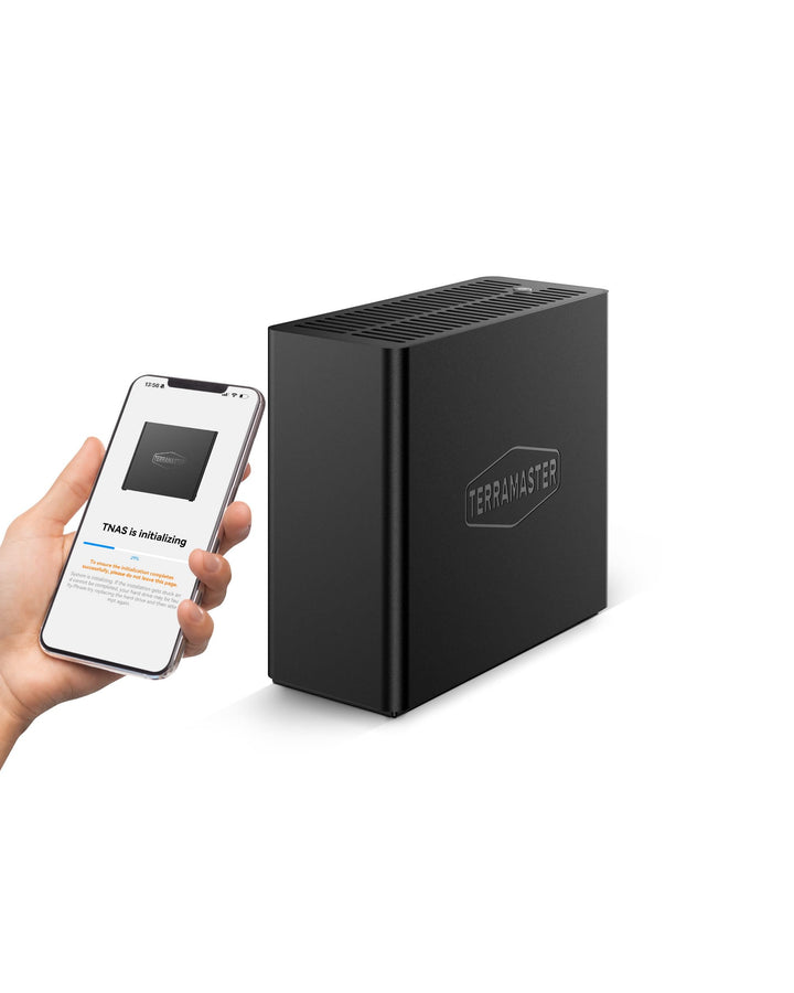 TERRAMASTER F4 SSD NAS Storage - 4Bay All SSD NAS Server N95 QuadCore CPU, 8GB DDR5 RAM, 5GbE Port,