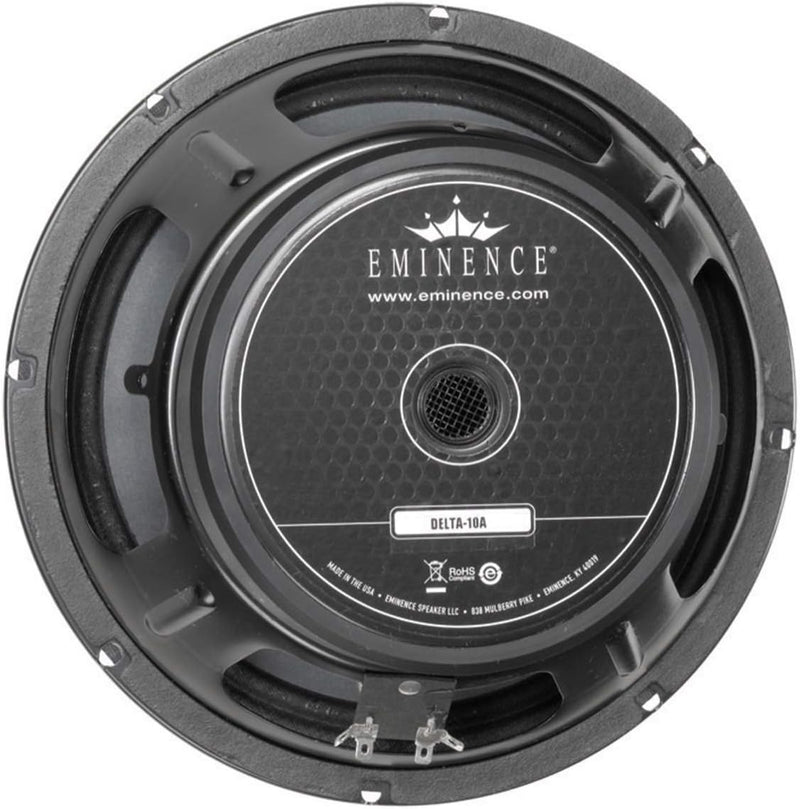 Eminence American Standard Delta-10A Pro Audio Lautsprecher, 10 Zoll, 350 Watt bei 8 Ohm 350 W, 8 Oh