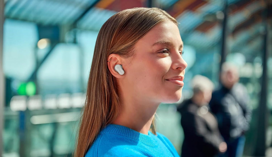 Philips TAT3509WT Noise Cancelling True Wireless In Ear Bluetooth Headphones - Small buds. Natural s