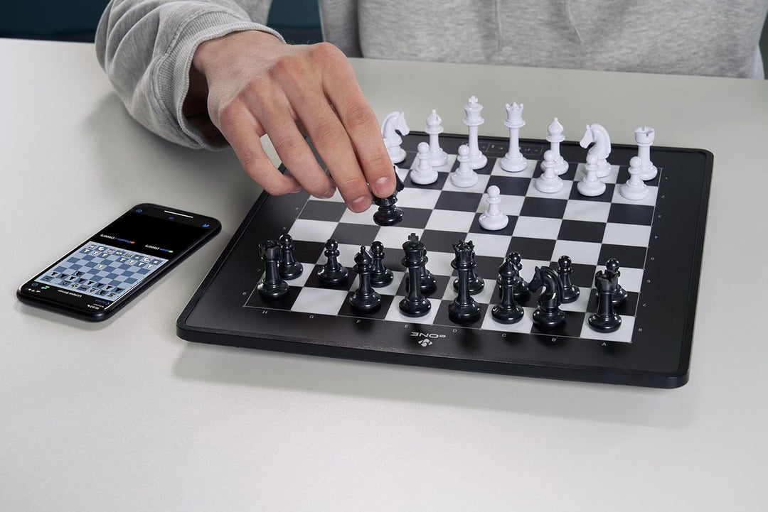 Millennium eONE – Elektronisches Schachbrett für Online-Spiel auf Lichess, Chess.com und Tornelo. Mi