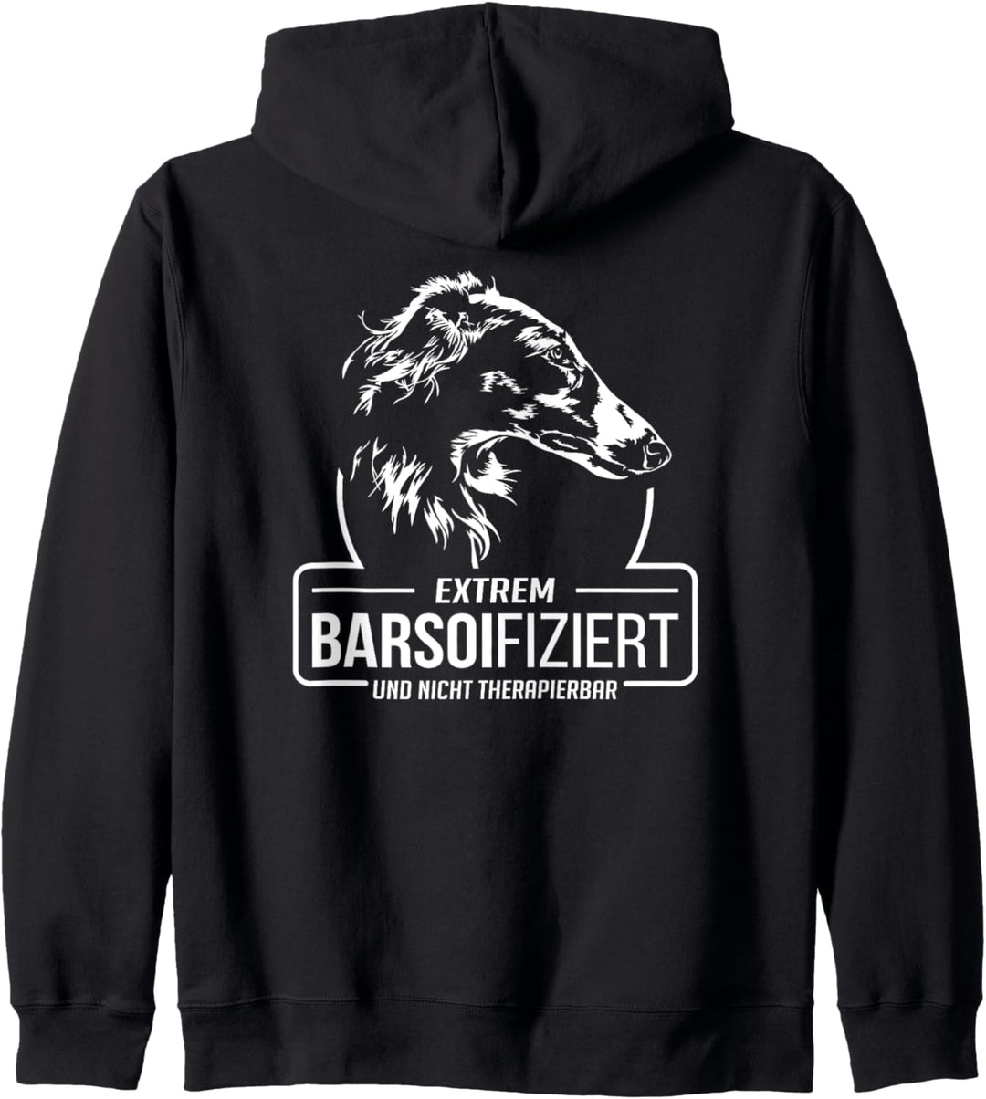 Lustiger Barsoi Barsoifiziert Windhund Hunde Hundespruch Kapuzenjacke