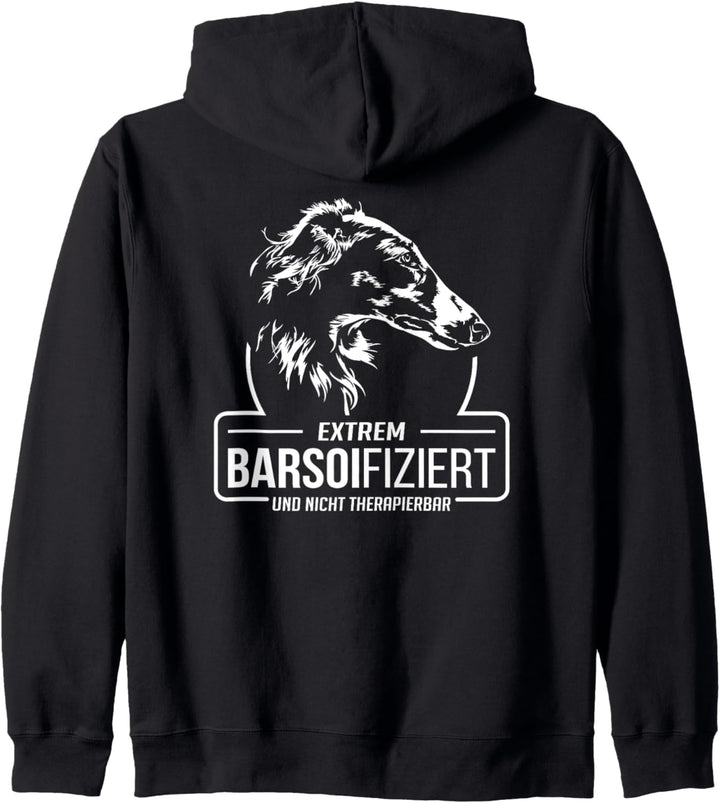 Lustiger Barsoi Barsoifiziert Windhund Hunde Hundespruch Kapuzenjacke
