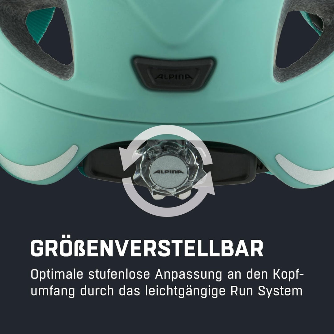 ALPINA XIMO L.E. - Leichter, Sicherer & Bruchfester Fahrradhelm Mit Optionalen LED-Licht Für Kinder