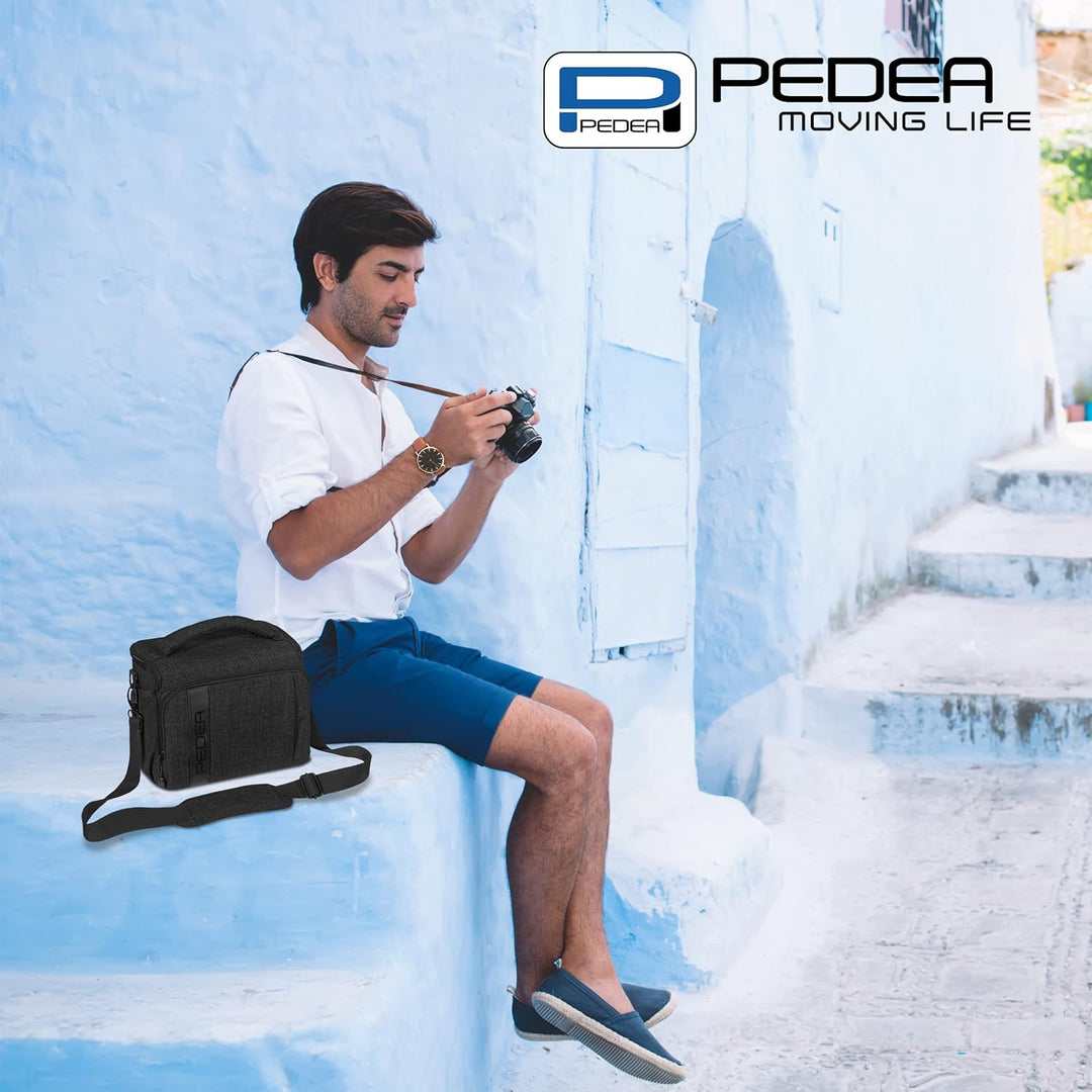 Pedea Kameratasche Fashion für Spiegelreflex DSLR SLR Spiegelreflexkamera Fototasche für DLSM System