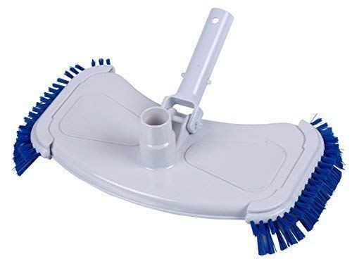 well2wellness® Pool Bodensauger Bodensaugerbürste 'De Luxe' mit seitlichen Bürsten Bodensaugerbürste