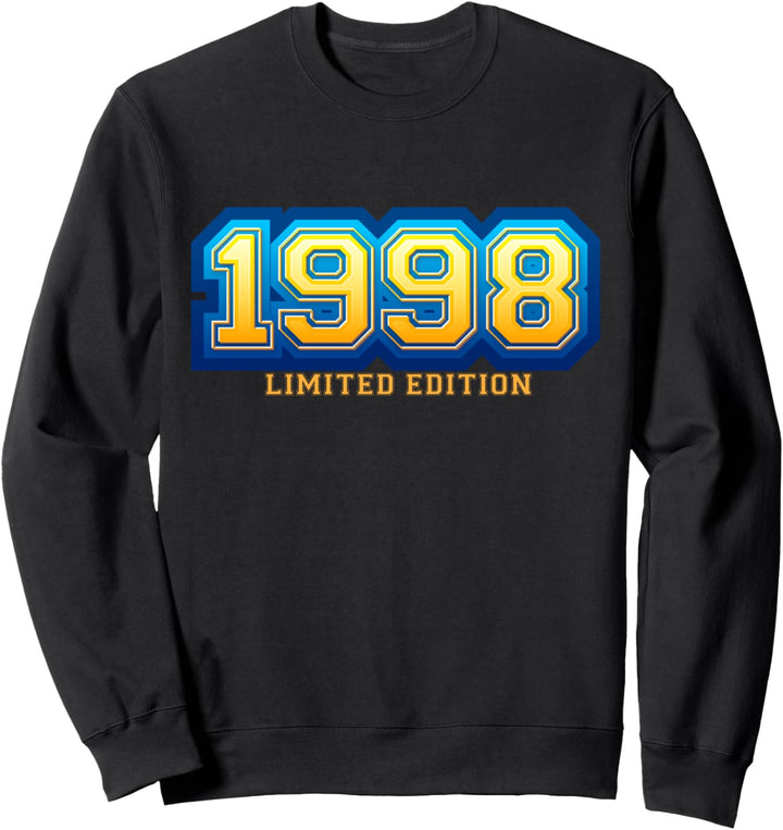 26. Geburtstag Mann Frau 26 Jahre 1998 Deko Lustig Geschenk Sweatshirt