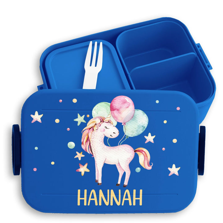 Kinder Bento Box Midi für Mepal Bentobox - Einhörner - Brotbox süsses Einhorn Lunchbox Unicorn Mädch