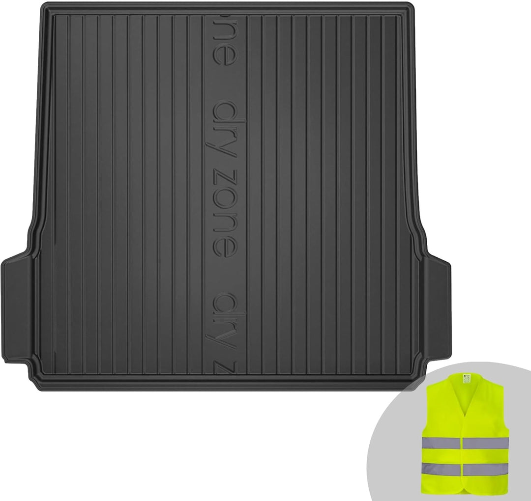 FROGUM DryZone Gummimatte Ganzjährige Praktische Auto Kofferraummatte Kofferraumwanne passend für Pe