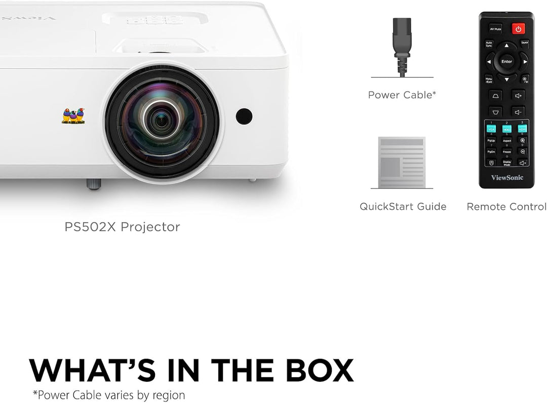 Viewsonic PA503S 3D Heimkino DLP Beamer (SVGA, 3.600 ANSI Lumen, HDMI, 2 Watt Lautsprecher, 1.1x opt