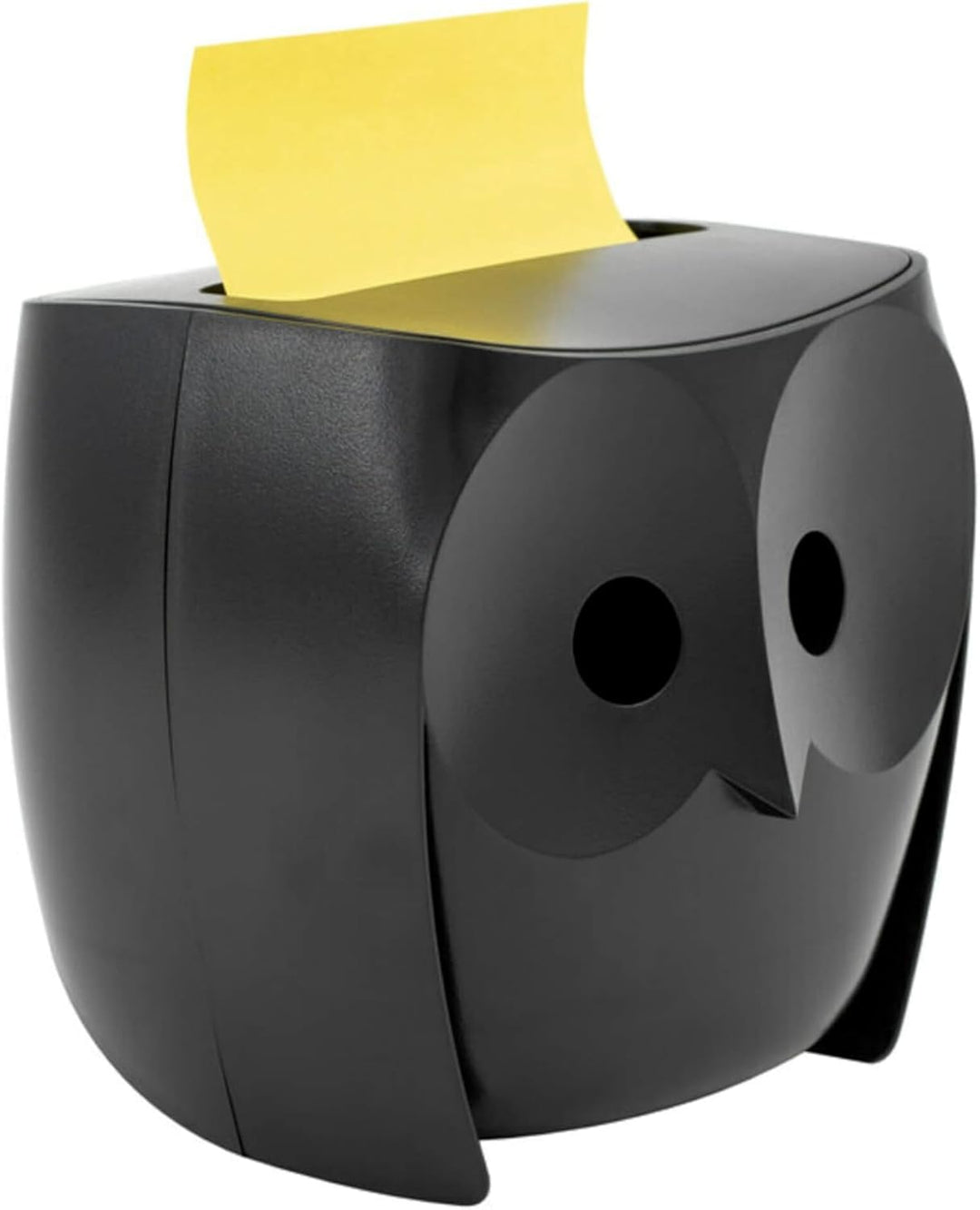 Post-it OWL-330-BK Eulen-Notizspender, inklusive 1 Block Post-it 7,6 x 7,6 cm, super klebriger Spend
