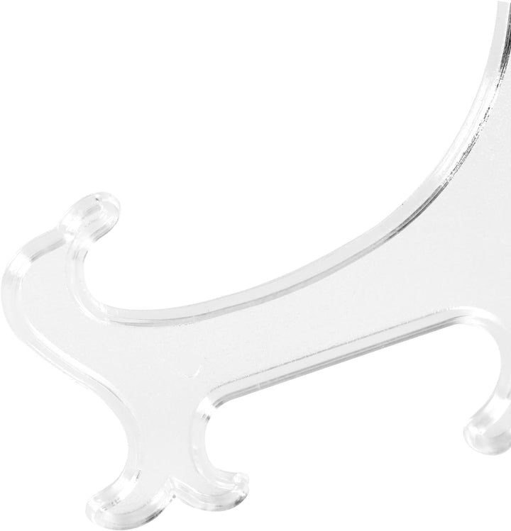 20 Stück Tellerständer aus Kunststoff, 8 Inch Transparent Bilderständer, Kartenständer für Teller, K