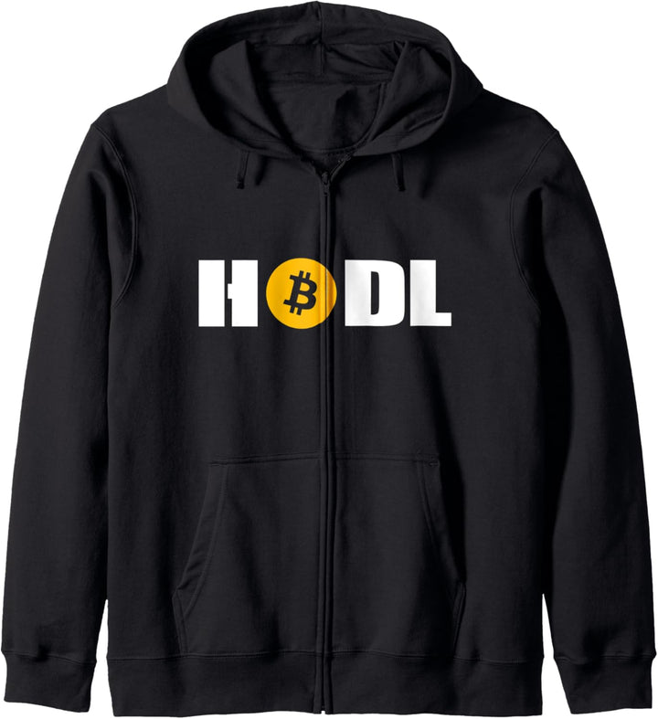 HODL Bitcoin To The Moon Lustige Krypto Kryptowährung Kapuzenjacke