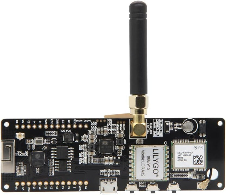 LILYGO T-Beam Meshtastic LORA32 433MHz ESP32 Entwicklungsboard WiFi BLE CH9102F Chip TTGO OLED Modul