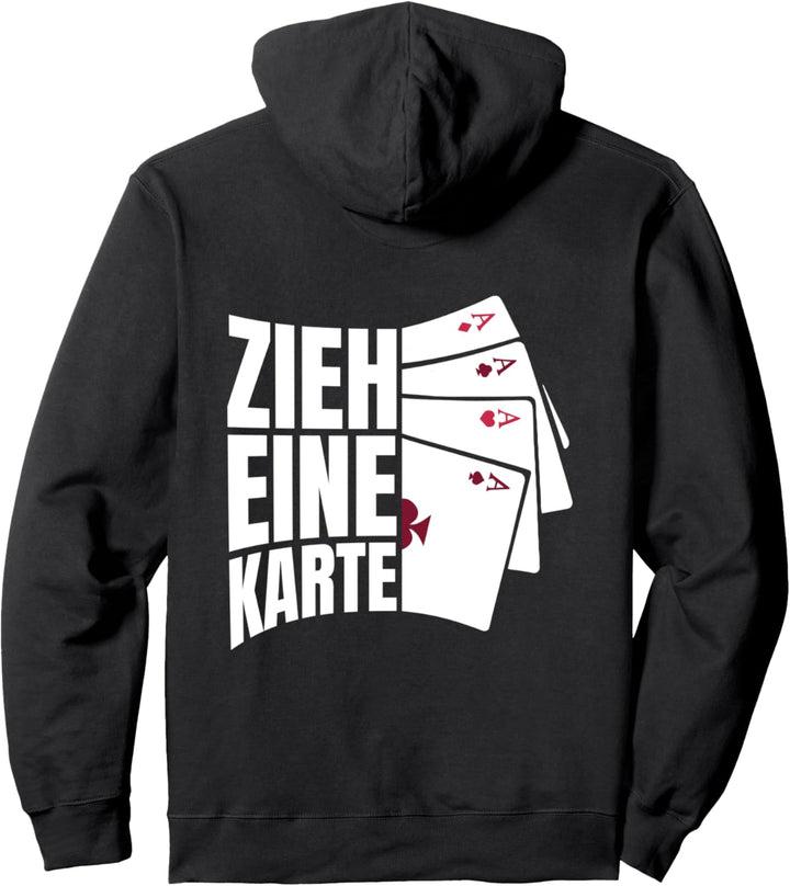 Zieh eine Karte - Zaubertrick Magier Zauberer Spruch Pullover Hoodie