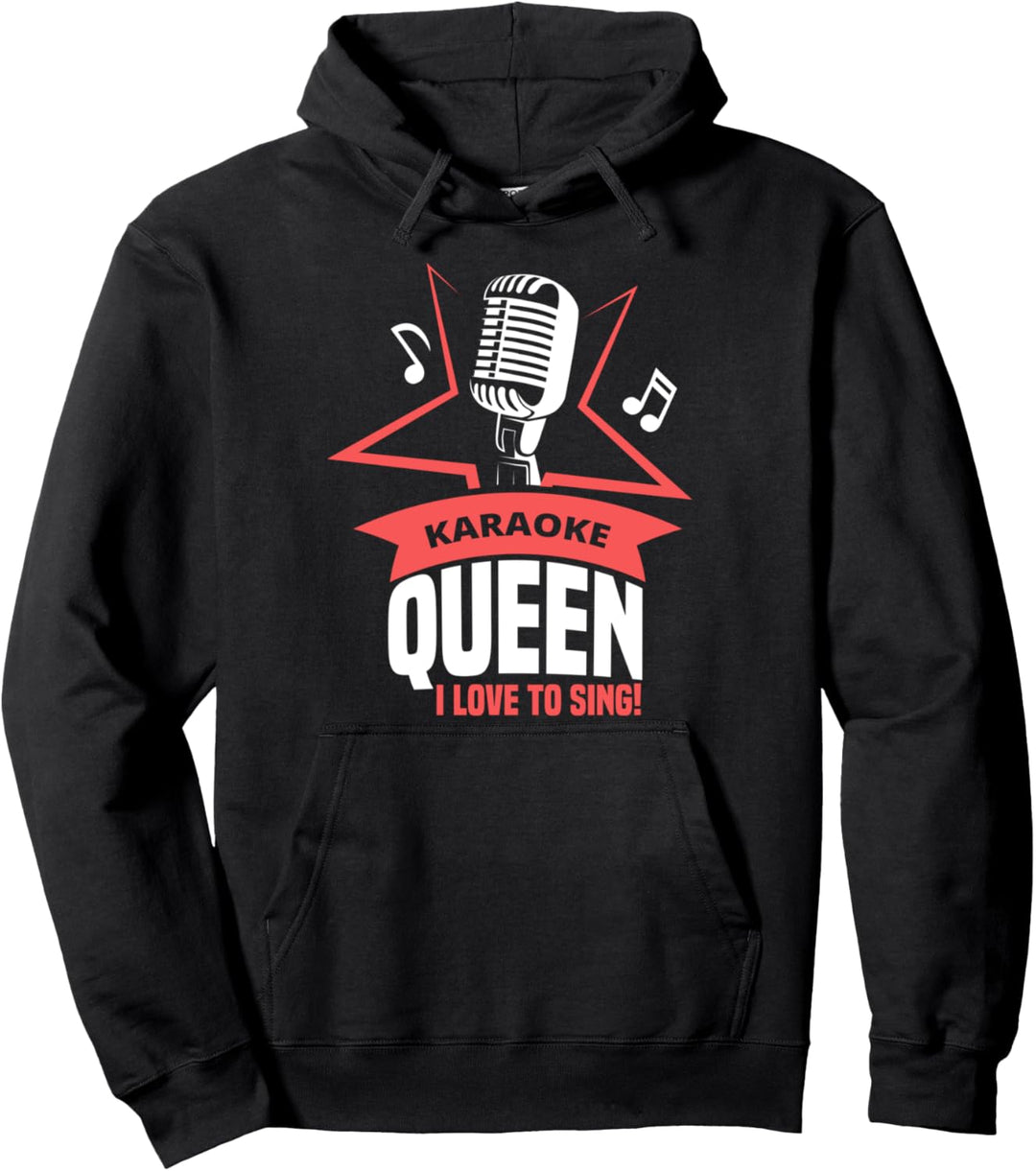 Ich liebe Karaoke Geschenke Lustiges Party Singing Geschenk Pullover Hoodie
