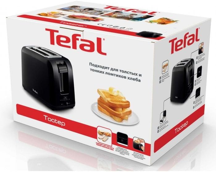 Toaster Tefal Vita TT1A1830, 800 W, 2 slices, Black